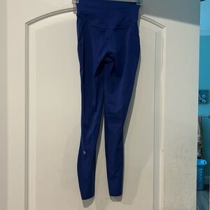 Lululemon Base Pace Running Tight size 2, color psychic blue